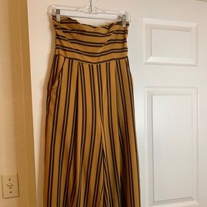 Stripe jumpsuit never worn